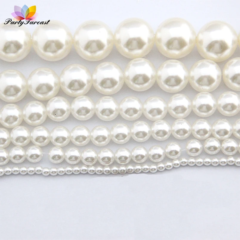 

1 pack Imitation Loose Beads for Clothes ABS Round Pearl Beads for Bracelet Jewelry Making Garment Sewing Needlework DIY Crafts
