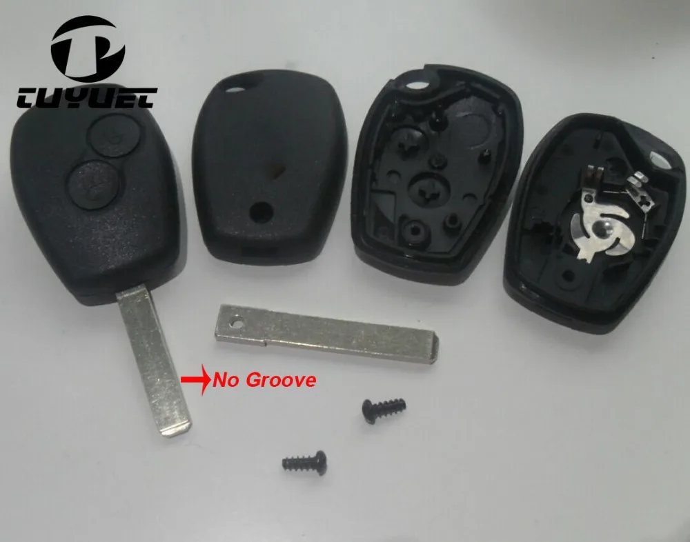 Renault remote key shell 2 button with logo (17)-2