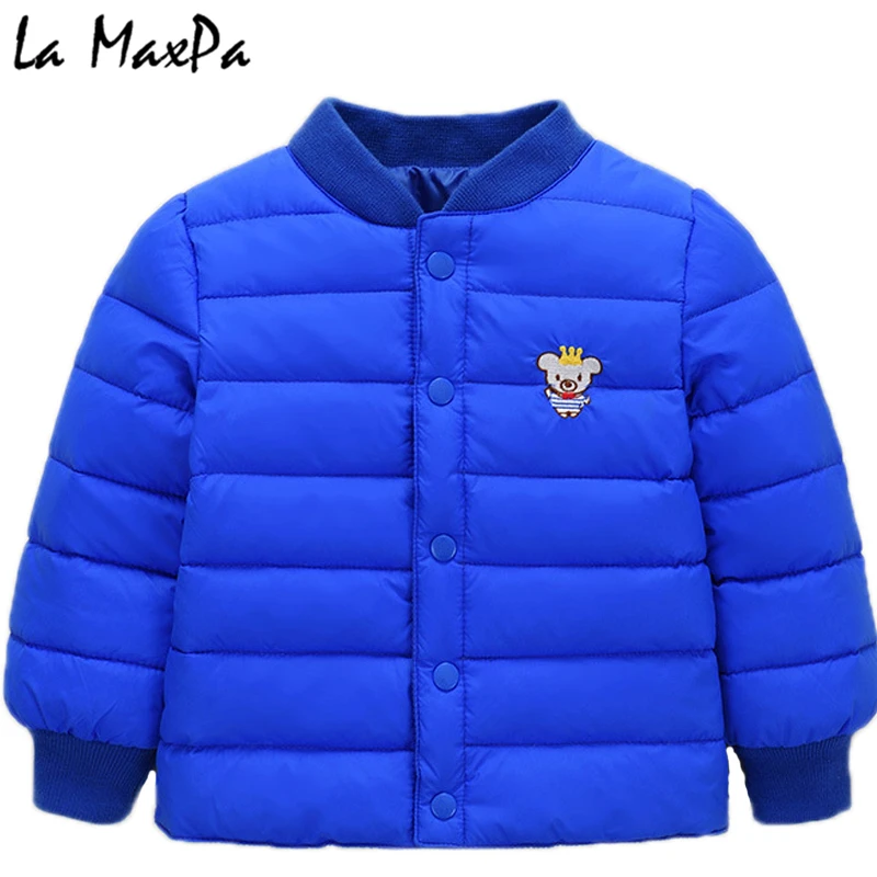 

Small baby children's cotton coat Autumn and winter boys girls childrenswear Kid thickening plus velvet hooded lovely jacket