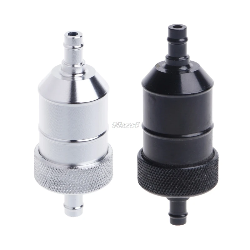

Universal Aluminium Inline Fuel Oil Filter 1/4" 6mm Motorcycle Pit Dirt Bike Fuel filter Feb10 Drop Ship