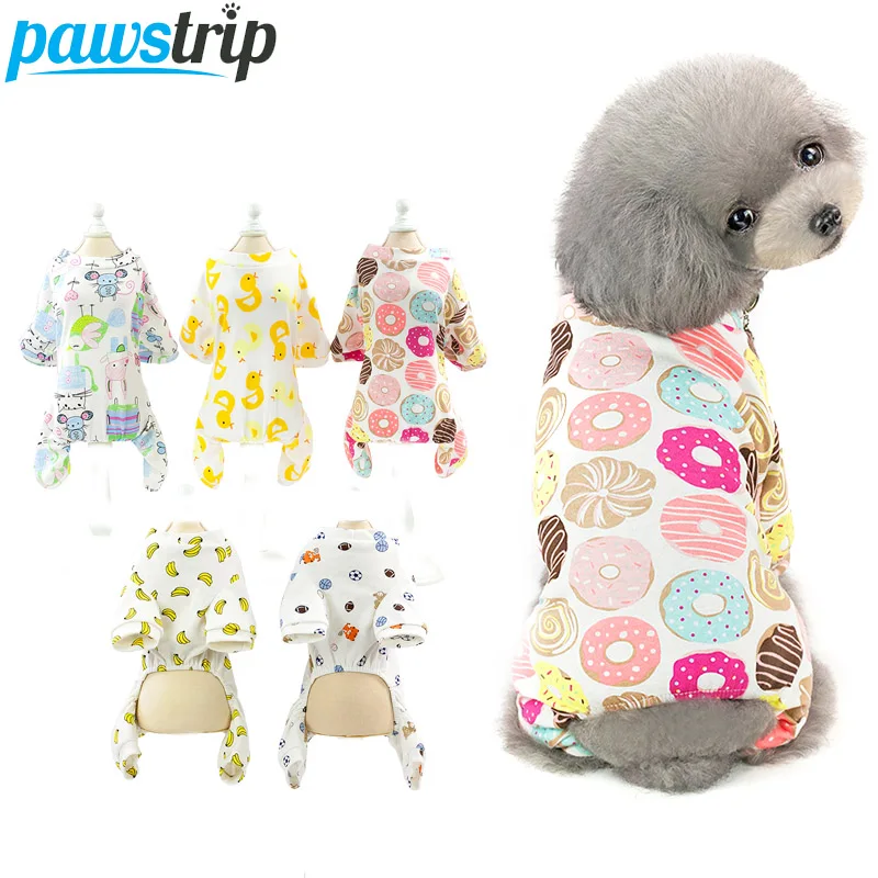 Pawstrip милые пижамы для маленьких собак Одежда для собак комбинезон для щенка для собаки чихуахуа Померанский комбинезон "Собака" одежда S-2XL