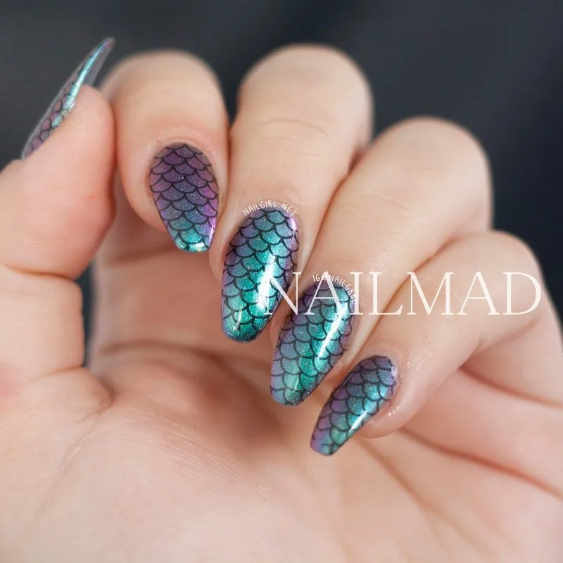 1 Sheet Fish Scale Nail Water Decals Scale Transfer Decals Flowers 1 sheet Fish Scale Nail Water Decals Scale Transfer Decals Flowers Nail Art Sticker Tattoo Decals-in Stickers & Decals from Beauty & Health on ... - 1 Sheet Fish Scale Nail Water Decals Scale Transfer Decals Flowers