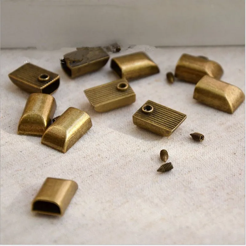 20pcs 3#5# Vintage Metal Zipper Sliders Repair Zipper Stopper For Open End DIY Sewing Accessories Garment Tailor Tools