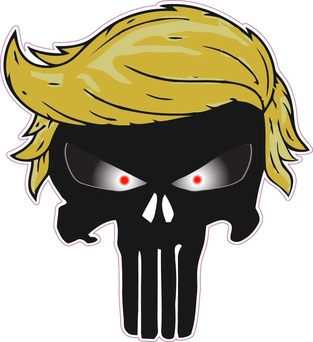 

For 4x Trump Punisher Small Decal 3"
