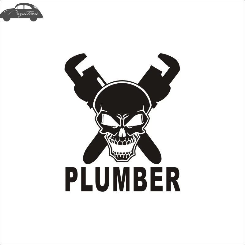 

Pegatina Plumber Worker Sticker Repairman Decal Posters Vinyl Wall Decals Decor Mural Skiing Sticker