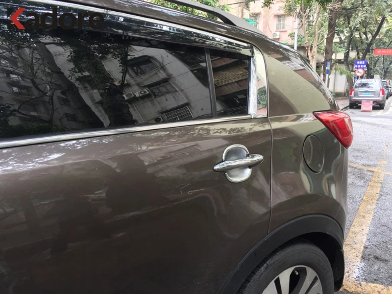 Для Kia Sportage 2015 2014 2013 2012 2011 хромированный столб C задний треугольник окна боковая