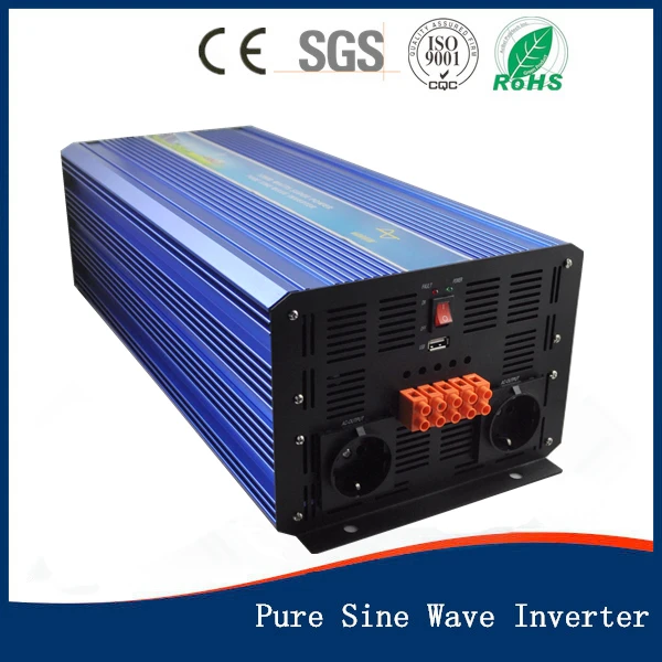 

6000W Off Grid Inverter 12V/24V DC input 110/120V or 220/230/240V AC output Pure Sine Wave PV Inverter Solar Power Inverter