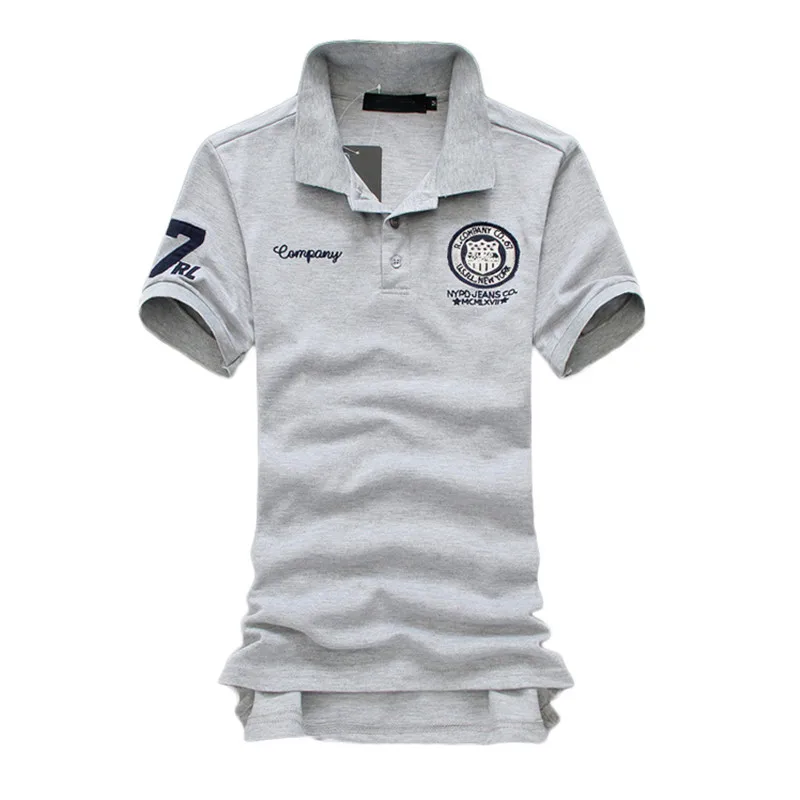  Pure Cotton Fashion Boutique Summer Men's Slim Leisure Short Sleeve POLO Shirts / Male Casual Large