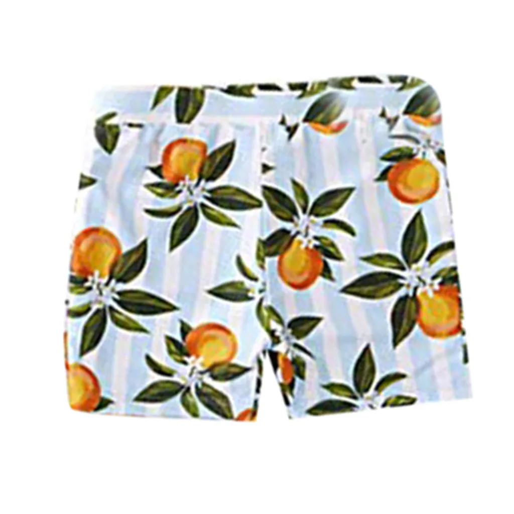 

Swimwear Running Surfing Sports Beach Shorts Pants Kids swimming trunks five-cent trousers parent-child suit boy style A3042