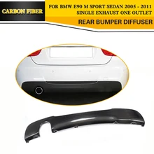 Углеродное волокно автомобильный Стайлинг заднего бампера для BMW E90 325i 335i М Спорт 2005-2011