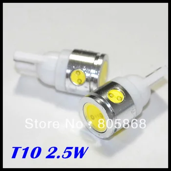 Free Shipping T10 led light Car LED High Power t10 2.5W 194 168 W5W Side Width Lamp Light Bulb wholesale price Free Shipping T10 led light Car LED High Power t10 2.5W 194 168 W5W Side Width Lamp Light Bulb wholesale price