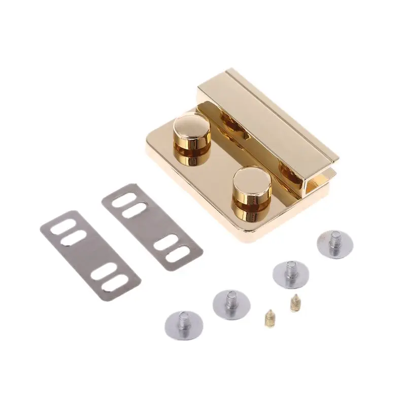 

High Quality Bag Buckles Women Handbag Making Metal Push Lock Briefcase Lock Hardware Accessories