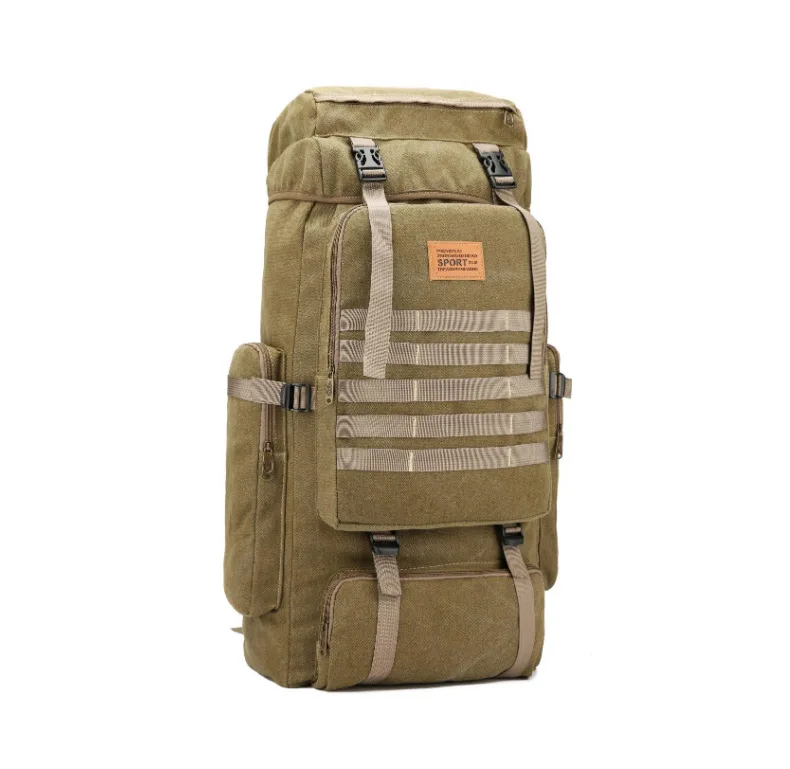 Najtaniej Jakości Sport na świeżym powietrzu Molle 3P torba 75L wodoodporna wspinaczka piesze wycieczki wojskowy plecak taktyczny torba kemping alpinizm