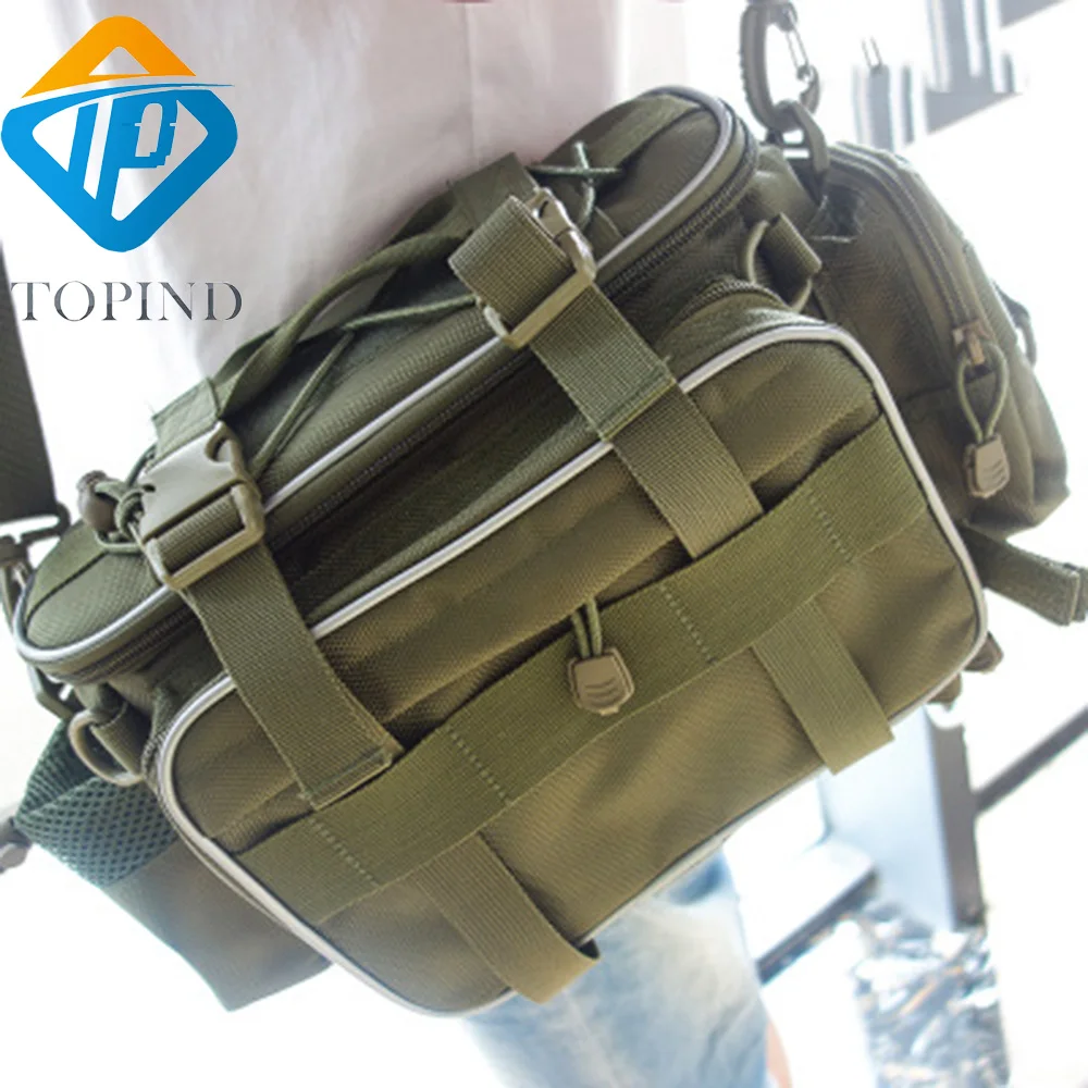 green fishing  bag 