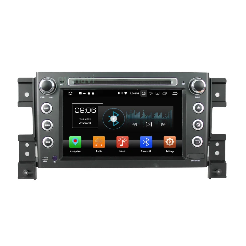 Excellent for Suzuki grand vitara 2005-2013 Android 8.0 car dvd gps with Octa core PX5 4G RAM 32G ROM wifi 4g usb auto Multimedia 1