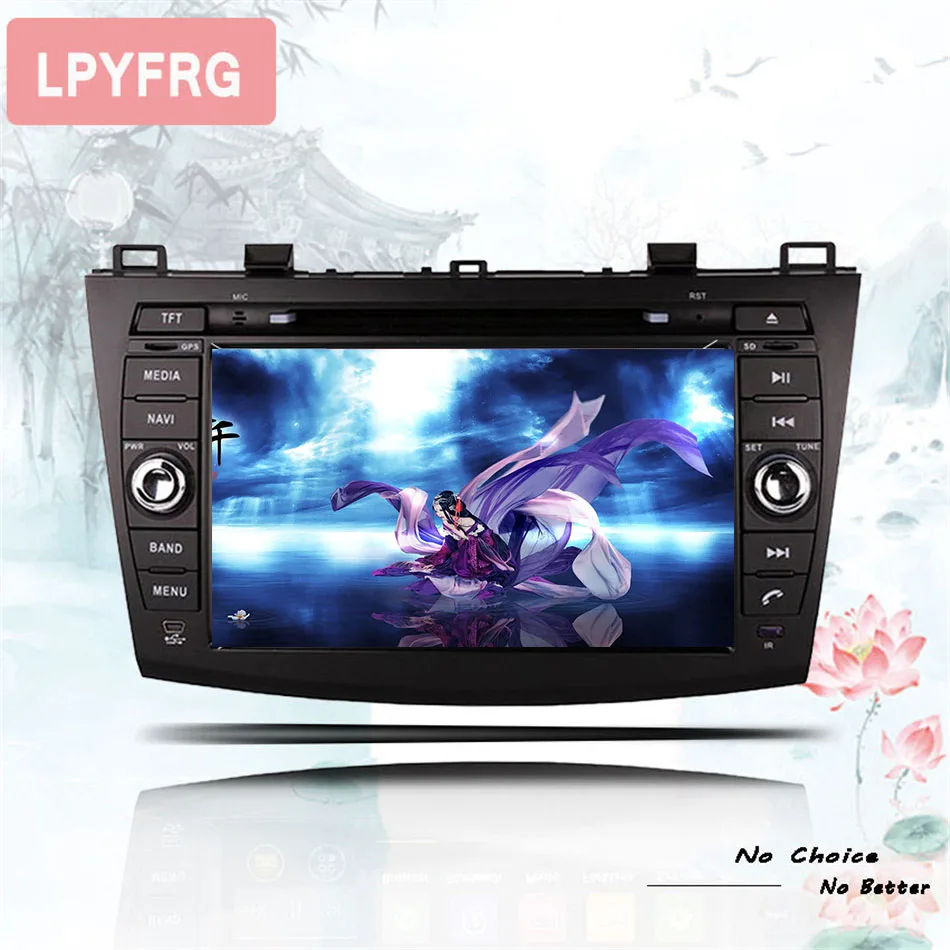 Cheap Factory sell car music radio fm mp5 media screen gps glonass pc tablet tape monitor Android 9.0 for mazda 3 2009-2012 bt dab rds 1