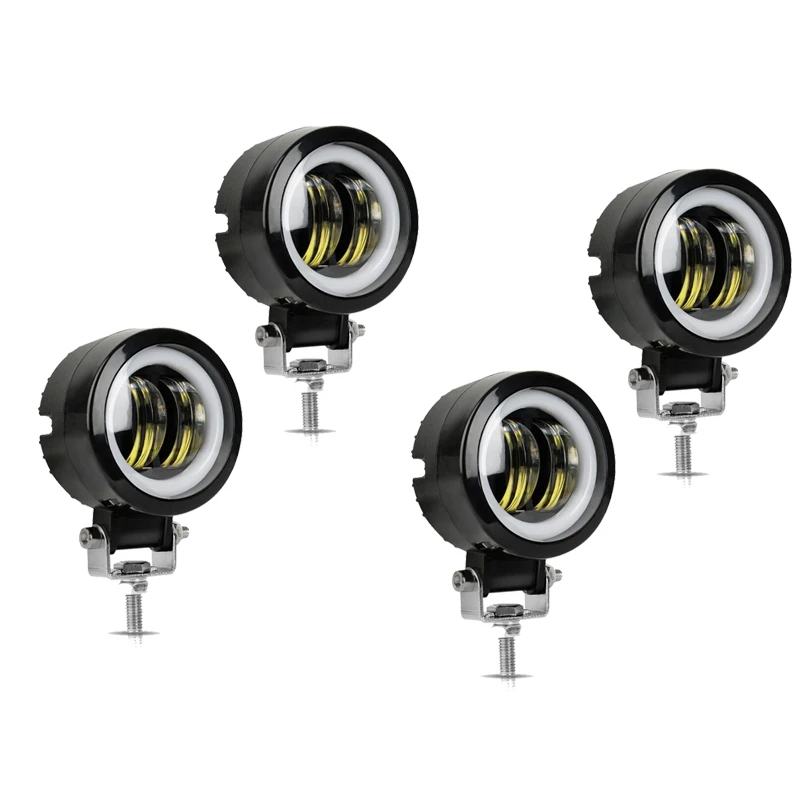 

4Pcs 3 Inch Car Led Work Light 80W Pod Suv Lamp Lamp Offroad Atv For Jeep Work Light 4Wd