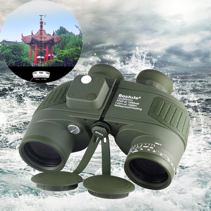 10X50 professionall waterproof navigation binoculars HD