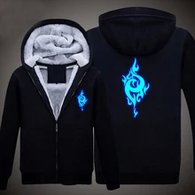 New Winter Jackets and Coats K Suoh Mikoto hoodie Anime Thick Zipper Men Sweatshirts