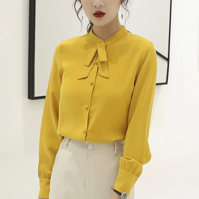 Camisas De elegantes Blusas camisa De talla grande Blusas Mujer De Moda 2019 blusa coreana para Mujer Tops y XL|Blusas y camisas| - AliExpress