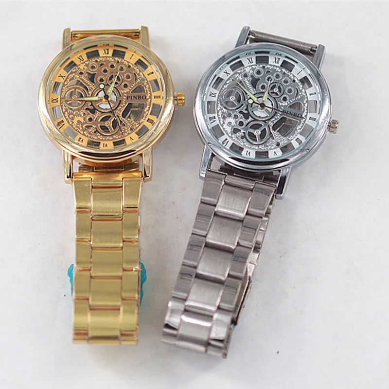 Reloj Mujer pinbo часы Женская мода в простом стиле женские модели Сталь пояс сетки