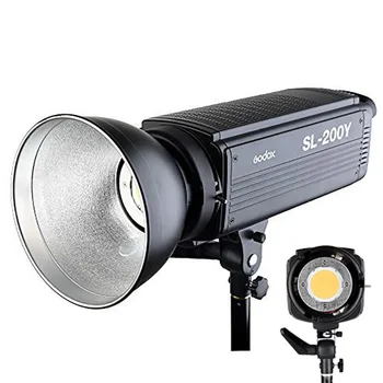 

High Quality Godox SL-200Y 200Ys 3300K Studio LED Continuous Photo Video Light Lamp w/ Remote