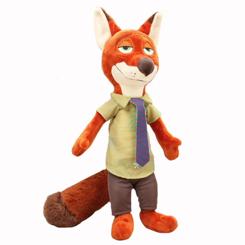 Фильм Zootopia плюшевые игрушки кролик Джуди Хоппс Ник Уайльд хлопок Мягкая кукла