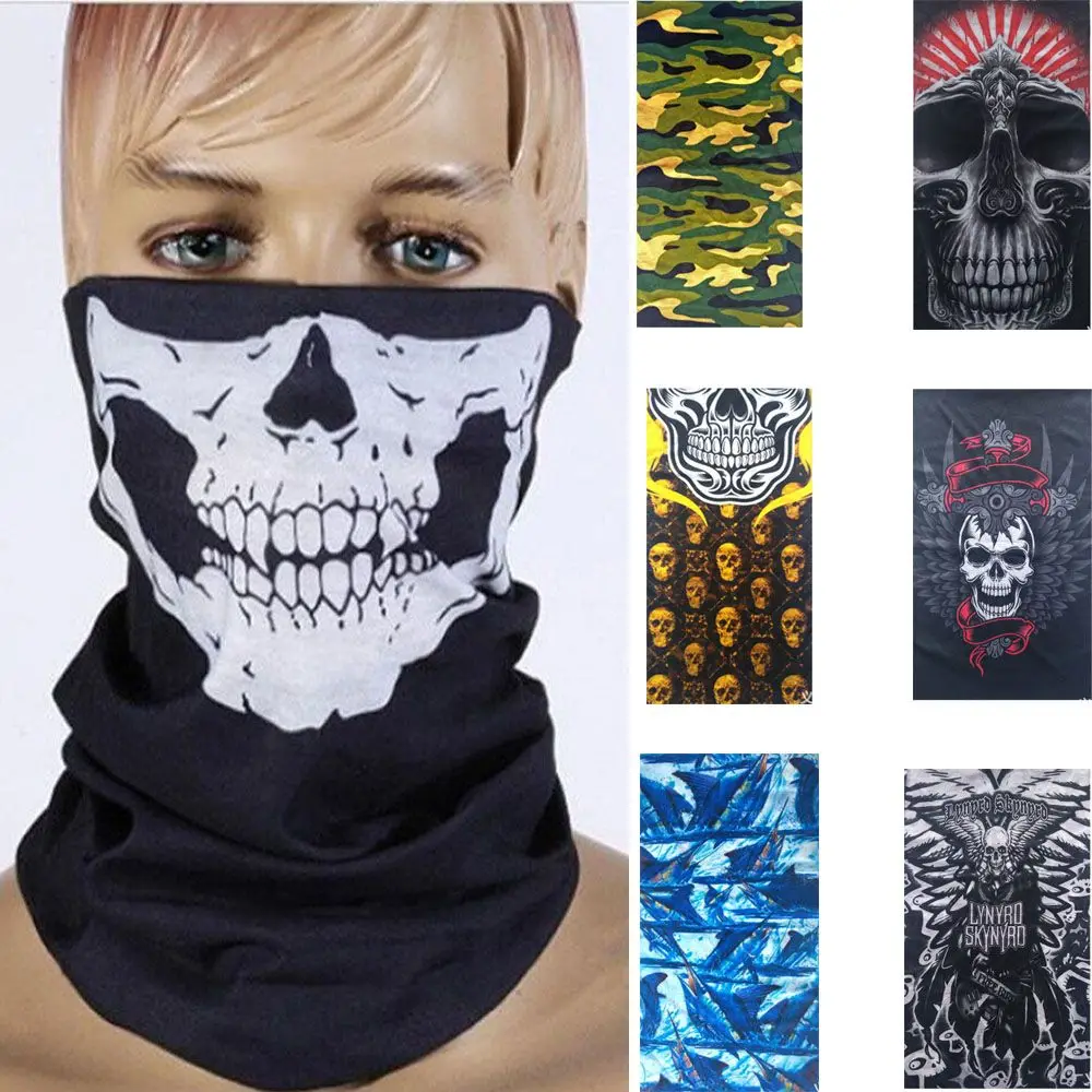 3D Unisex Bandanas Riding Skull Bicycle Motorcycle Riding Variety