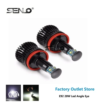 

Hot Sale Led Marker Lights Lamp Halo Ring Angle Eyes 40W 2200LM 12V 24V 2PCS for BMW E71 E90 E91 E92 H8 H11 E9220W Led Lamp