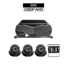 Gps мобильный комплект DVR, 4CH HDD 1080 P безопасности Видеорегистраторы для автомобилей Регистраторы g-сенсор Loop Видео с 4 шт. AHD 2.0MP камеры для шины такси грузовик