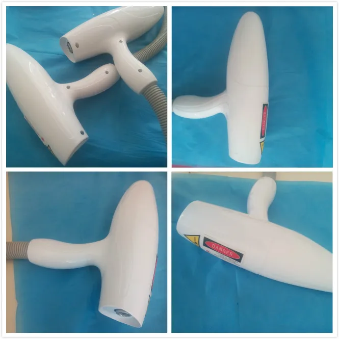

laser handle head Q-Switched ND YAG tattoo removal handpiece with red dot