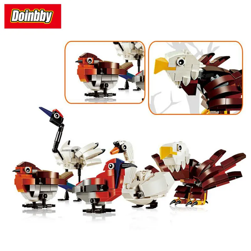 

Creative Series The HUB Birds Building Block Bricks Toys Kids Gifts 545Pcs Compatible with Legoings