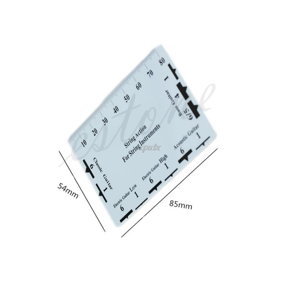 Гитара басовая струна линейка высоты тона измеритель натяжения струн действие измерения Гитара Luthier инструмент Z11 Прямая поставка
