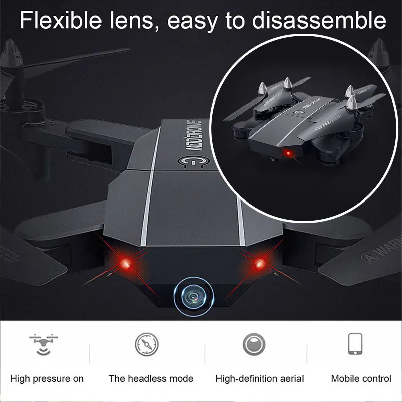 Съемкой от первого лица интеллигентая(ый) складной Дрон Квадрокоптер WI ...