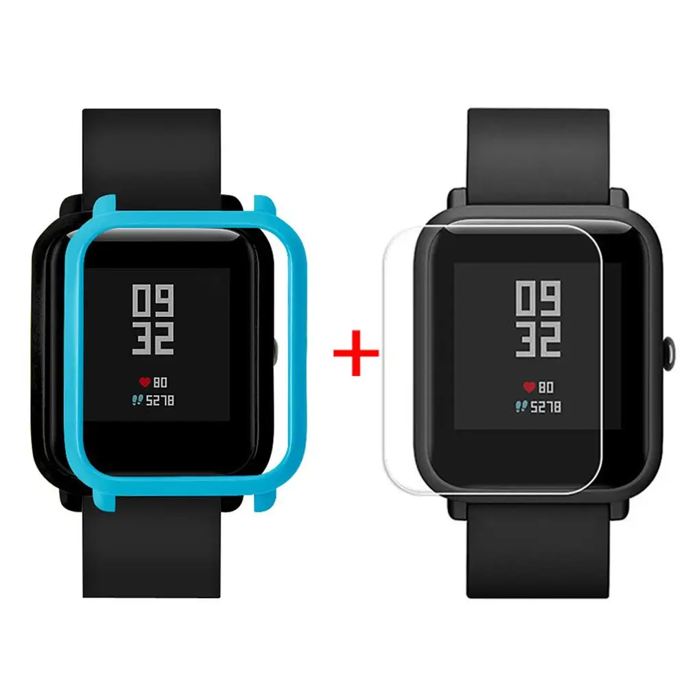 N Чехол для ПК для Xiaomi Huami Amazfit Bip Youth Watch с защитой экрана Защитный чехол умных часов аксессуары - Цвет: N