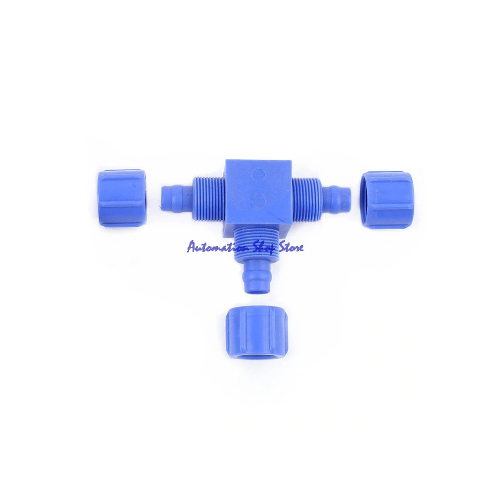 

Model steel Fast twist joint 3 Way Pneumatic Quick Fittings Tee Union Air Hose Tube Connector 6 8 10 12mm