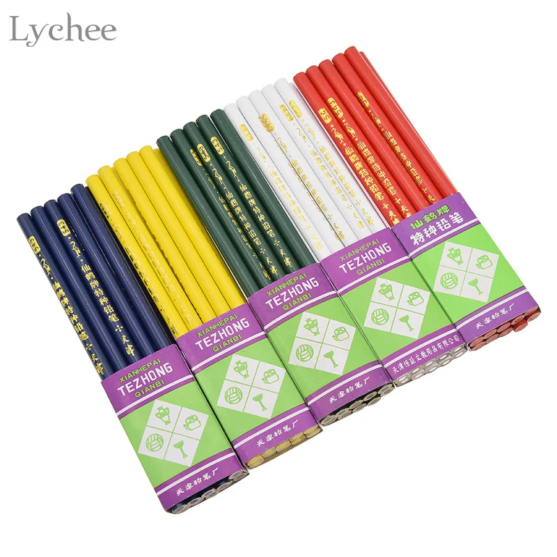 

Lychee 10pcs Stitch Markers Cross Stitch Pencil Sewing Fabric Patchwork Marker Marking Pen DIY Needlework Tools