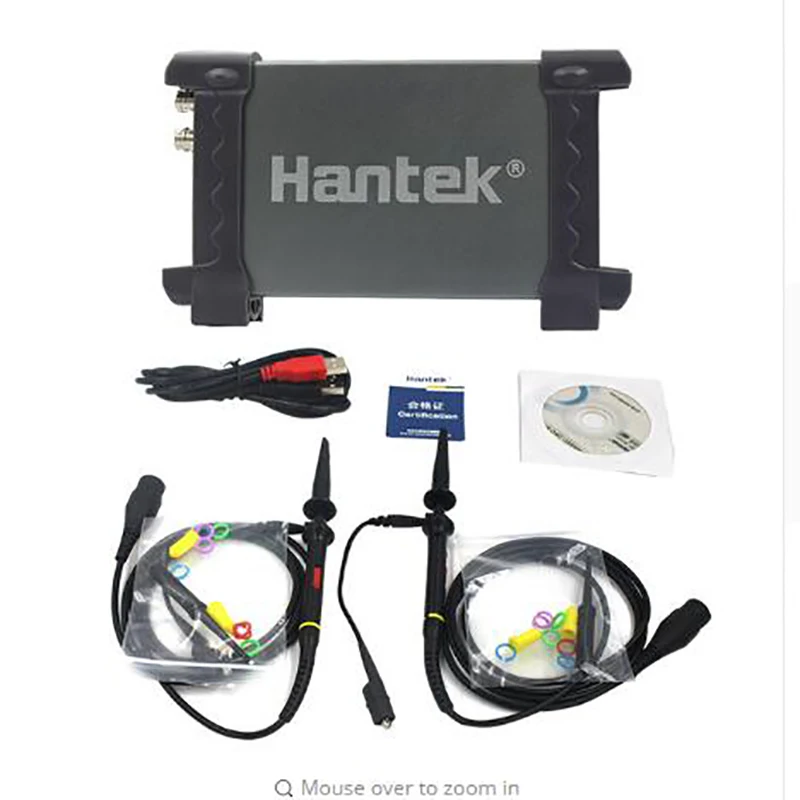 Hantek 6022BE на базе ПК USB цифровой Storag Осциллограф 2 Каналы 20 МГц 48MSa/s с оригинальной коробке