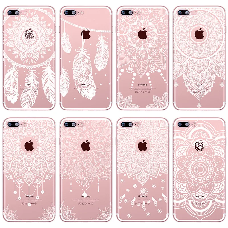 

Mandala National Wind Totem Soft Silicone Transparent TPU Phone Case Cover For iphone 7 8 6 6s Plus 5s SE X Xs Max Xr Coque Capa