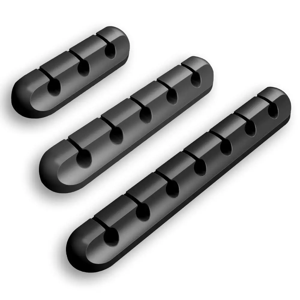 

Robotsky Cable Winder USB Charger Flexible Silicone Cable Management Clips Organizer USB Cable Winder For Mouse Headphone