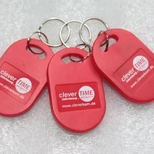 13,56 МГц IC M1 S50 брелков теги доступ Управление радиометка для нахождения ключа карты маркеров посещаемости управление брелоком из АБС-пластика с печатью