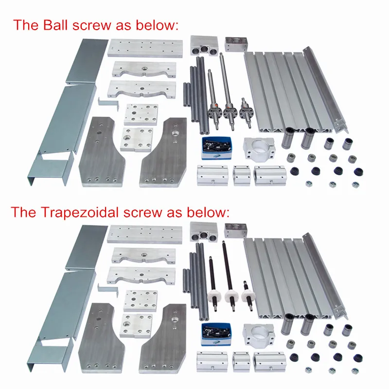 

DIY CNC frame 3040 Ball screw without motor of CNC Engraver Milling Machine