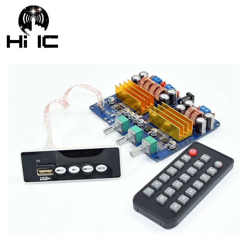 Olive TPA3116 2 1 канальный высокомощный Bluetooth цифровой аудио усилитель плата TPA3116D2