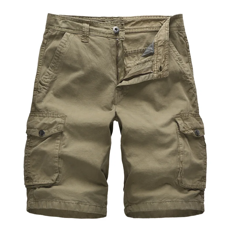 

Camo Military Shorts Bermuda 2019 Summer Camouflage Cargo Shorts Men 100% Cotton Loose Tactical Short Pants