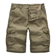 Camo Military Shorts Bermuda 2019 Summer Camouflage Cargo Shorts Men 100% Cotton Loose Tactical Short Pants