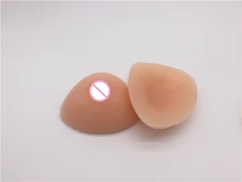 

Shemale Boobs 800g/Pair C Cup Triangle Silicone Breast Forms Fake Breast For Crossdresser Transgender Drag Queen Shemale