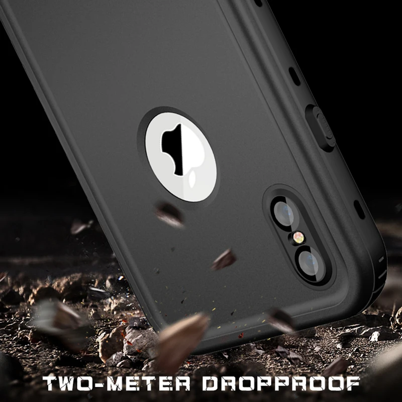 IP68 настоящий водонепроницаемый чехол для дайвинга iPhone XR XS Max защитный под водой