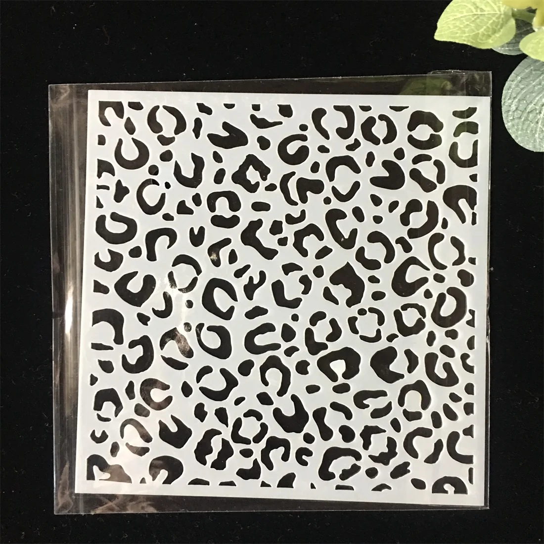 New 13cm Ink Dot Texture DIY Craft Layering Stencils Wall Painting