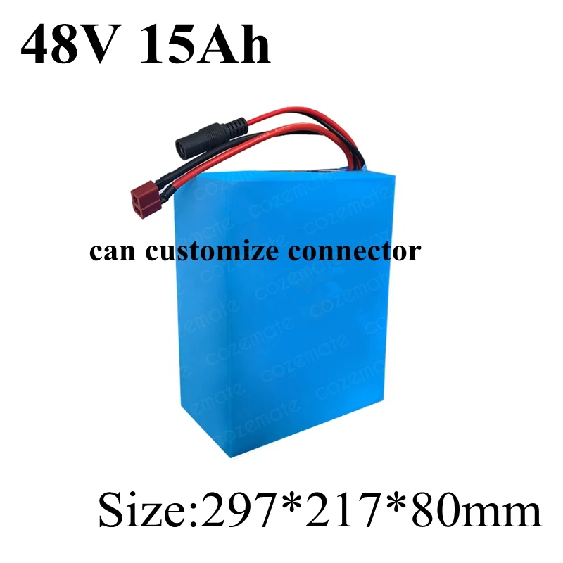 

LTO 48V 15AH Lithium titanate battery 30A BMS 20S LTO for 1000W 750W bike scooter bicycle AGV bakfiets vehicle +5A charger