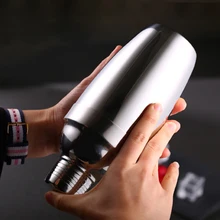 250 мл Коктейльные шейкеры Бар Инструмент из нержавеющей стали вино мартини Бостонский миксер шейкер для бармена напиток вечерние бар ручной шатающийся стакан A